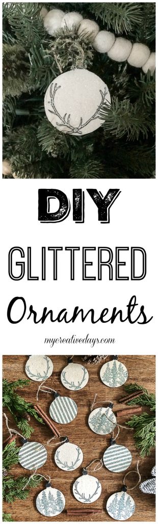 If you are looking for some beautiful ornaments that don't cost a lot, click over to see how to make these DIY Glittered Ornaments easily and inexpensively. 