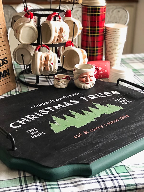 If you are looking for a cute serving tray to use during the Christmas season, click over and see how easy it is to create one in under 30 minutes!