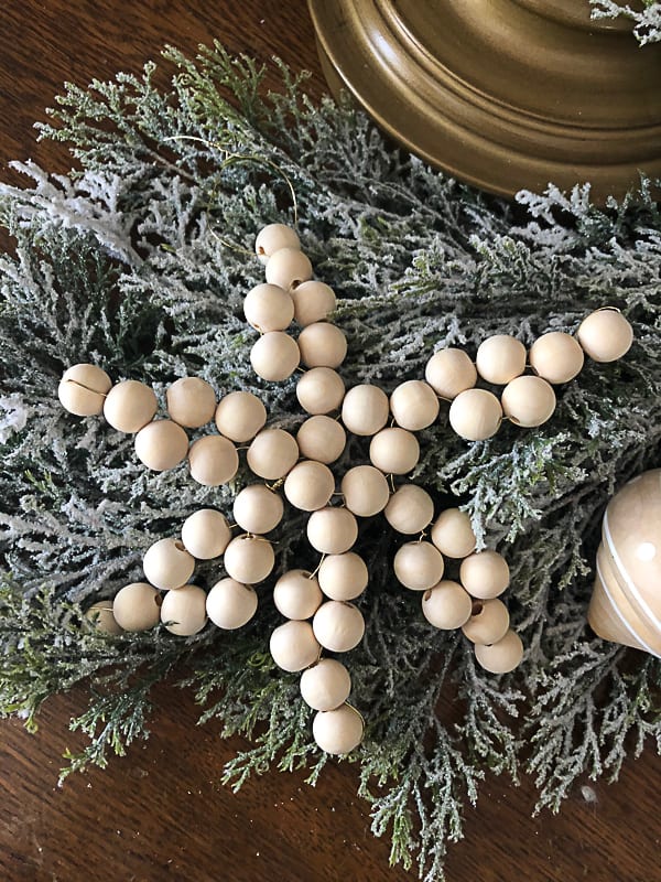 If you are looking for unique Christmas ornaments, click over to see how to make these wood bead stars and snowflakes through my video tutorial. 