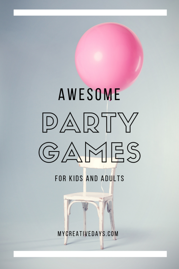 Party games for kids can be hard to plan, but I have put together a post packed full of fun party games for kids that the adults will even want to play!