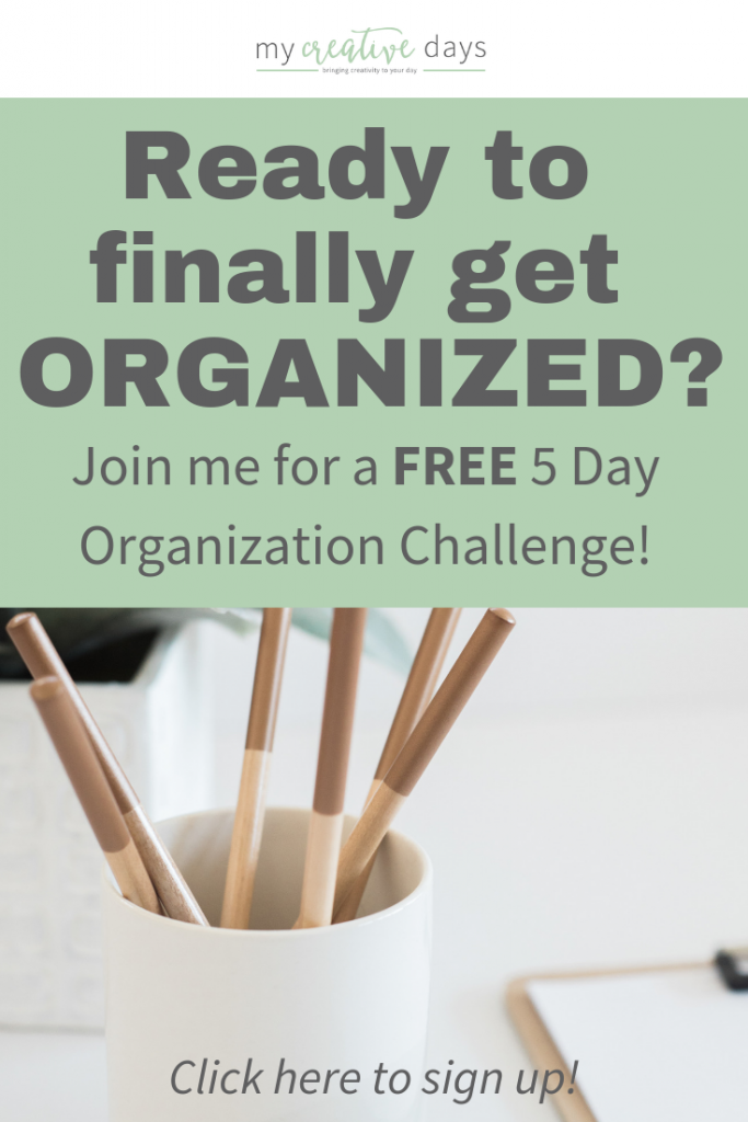 Want to get organized in your home and your daily life? This challenge will give you the tools to make the organization process simple and successful.