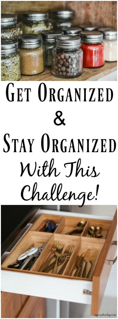 Want to get organized in your home and your daily life? This challenge will give you the tools to make the organization process simple and successful.