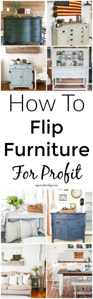 Can you make money flipping furniture? How do you start? I am sharing my top five tips for making money flipping furniture the right way!