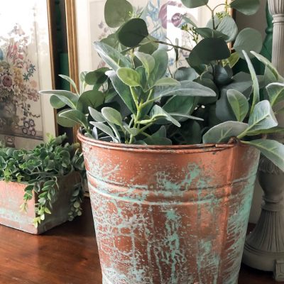 How To Create Aged Copper Patina On Wood & Metal