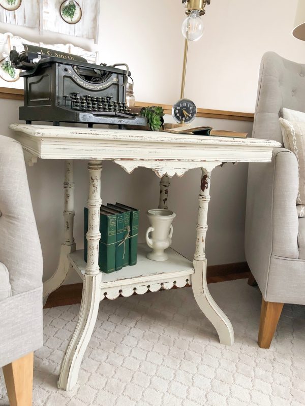 Farmhouse End Table DIY Makeover My Creative Days