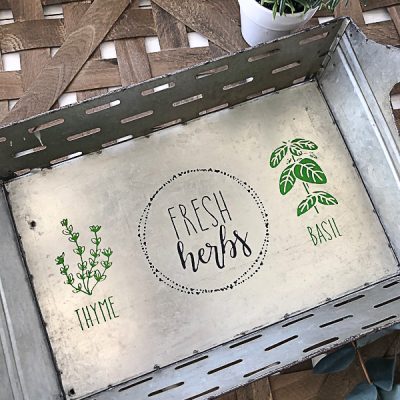 Metal Tray DIY
