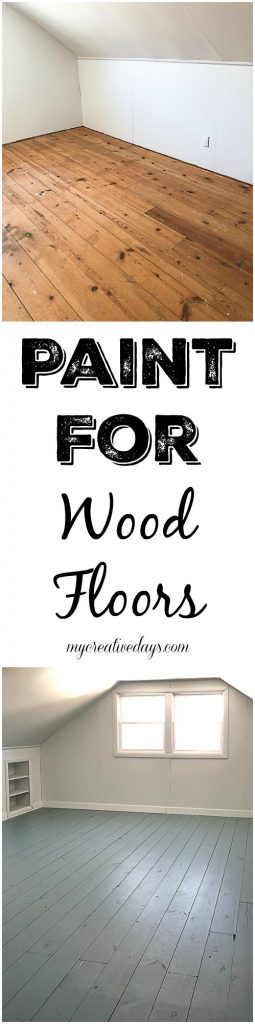 If you want to paint a wood floor, this post will show you some different color options and the paint for wood floors we used and loved!