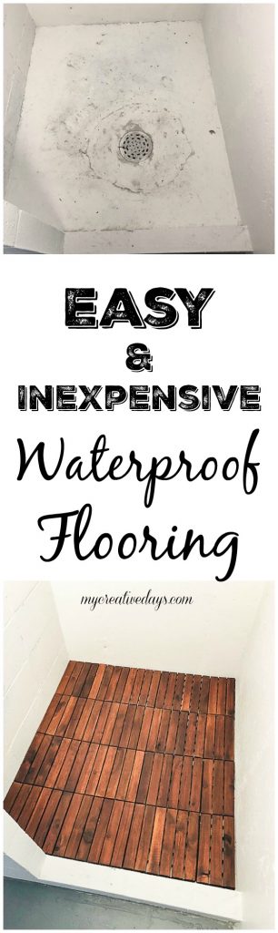 Looking for waterproof flooring? This post will show you the waterproof flooring we added to the flip house in under 20 minutes and for less than $40.