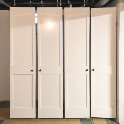Hanging Doors To Hide Mechanicals In The Flip House