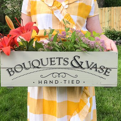DIY Box Made With Chalk Couture
