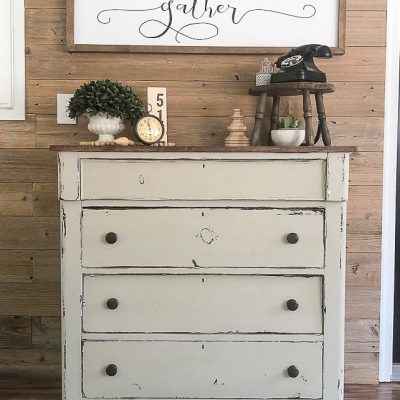 How To Paint A Wooden Dresser