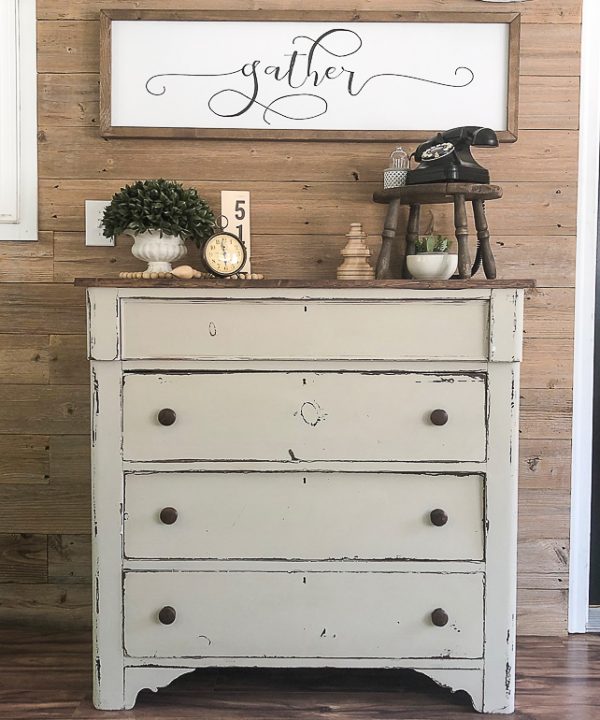 How To Paint A Wooden Dresser My Creative Days