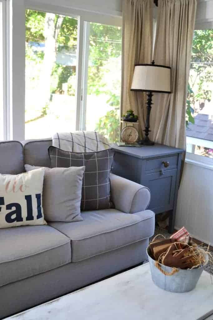 DIY back porch makeover