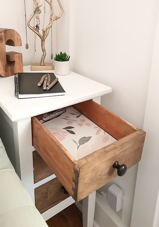 If you are making over a bedroom and don't want to spend a lot of money, this DIY nightstand makeover is a great way to get the look you want for less.