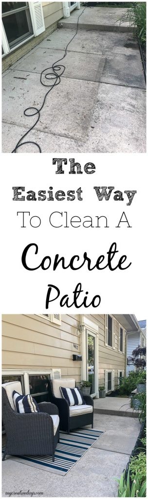 #partner If your concrete patio is looking dirty and old, this video will show you the easiest way to clean a concrete patio without breaking a sweat or using harsh chemicals.