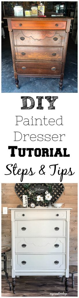 If you have ever wanted to paint a dresser, but don't know where to start, this post will show you the easy steps to take to paint a dresser without stress.