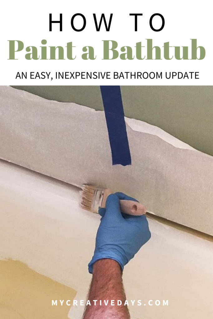 Learn how to paint a bathtub with this step-by-step guide. See how we refinished an old cast iron tub in one of our flip houses on a budget.
