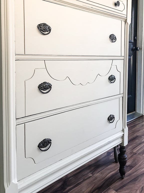 Painted Dresser Diy Tutorial Steps, White Distressed Dresser Diy