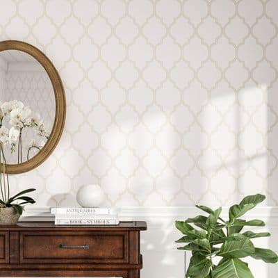 If you are looking to hang wallpaper in a girls room, this post is full of beautiful options for wallpaper for girls bedrooms. 