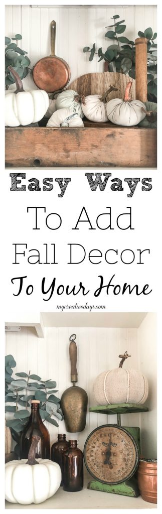 Ready to decorate for fall? The tips in this post are meant to help you think outside of the box when it comes to adding fall decor to your home.