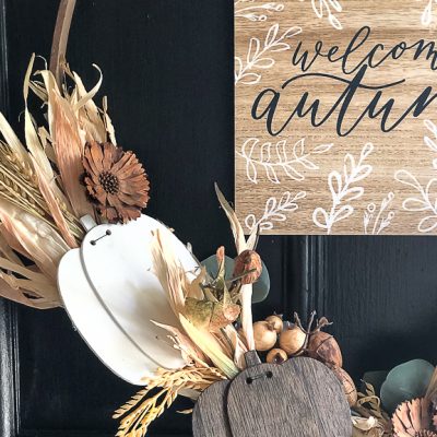 How To Make A Fall Wreath With Thrifted Finds
