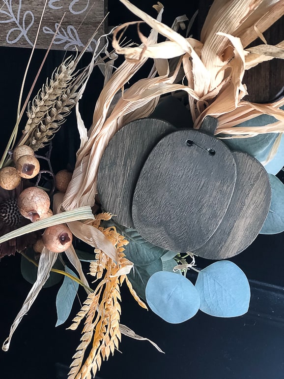 painted pumpkin garland