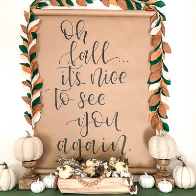 Fall Wall Scroll To Welcome The New Season