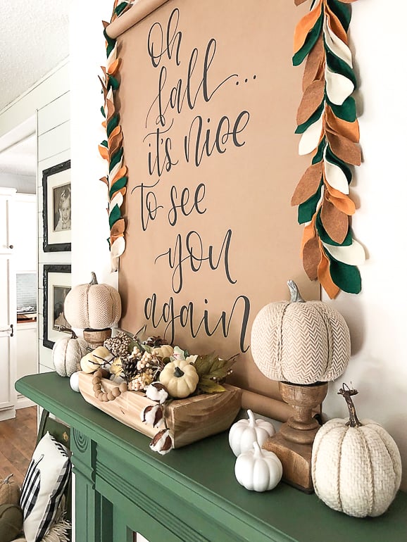 Wall scrolls are a unique piece of art to add to your home. Click over to see how you can get this scroll or one like it for your home this fall.