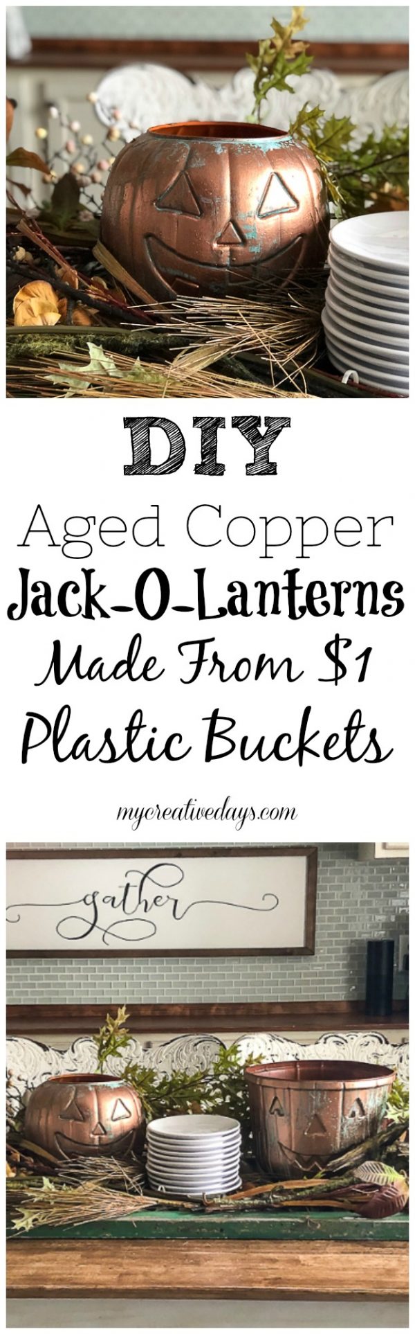 DIY Aged Copper JackOLanterns My Creative Days