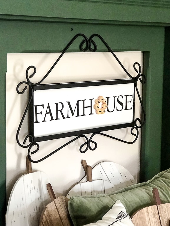 Turn an old iron sign frame found at Restore into the cutest, DIY Fall Farmhouse Sign using Chalk Couture products. I will show you how!
