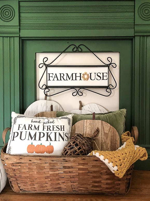 Turn an old iron sign frame found at Restore into the cutest, DIY Fall Farmhouse Sign using Chalk Couture products. I will show you how!