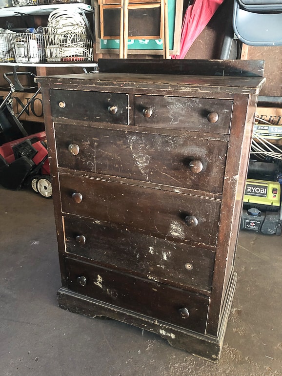 If you are looking for an easy way to transform an old dresser, this tutorial will walk you through all the steps for a painted and stained dresser makeover that will make any dresser AMAZING again!