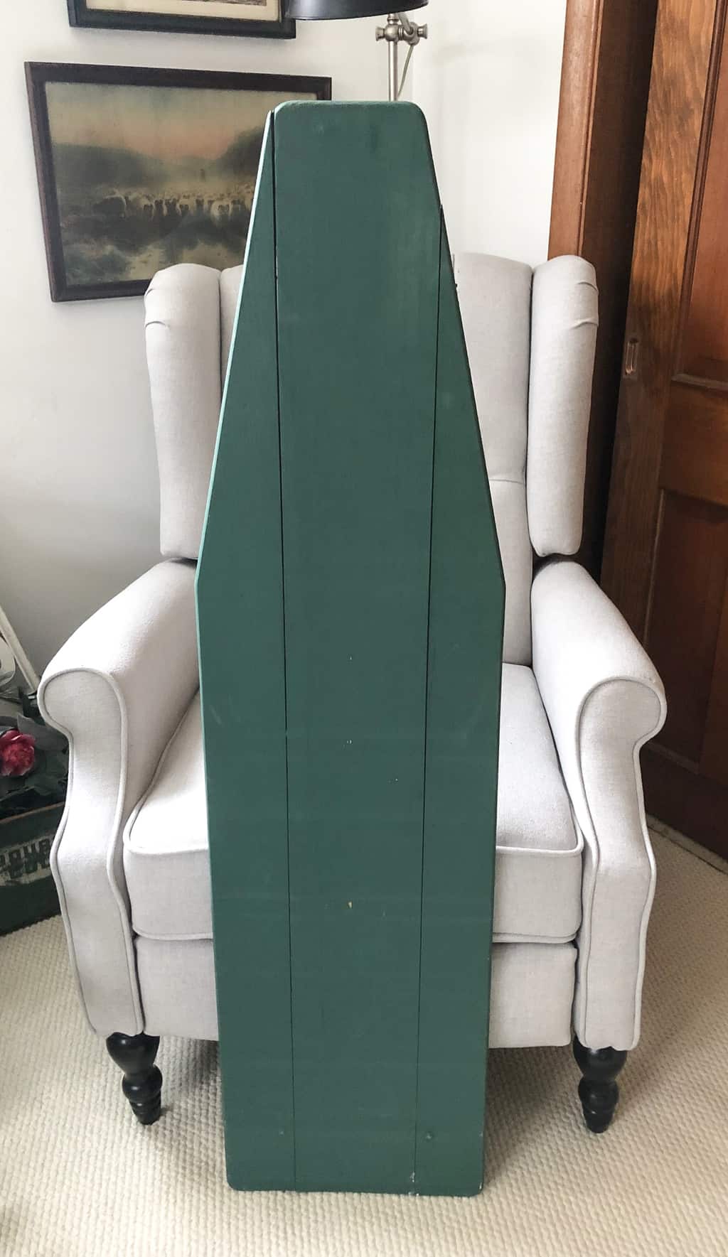 painted ironing board