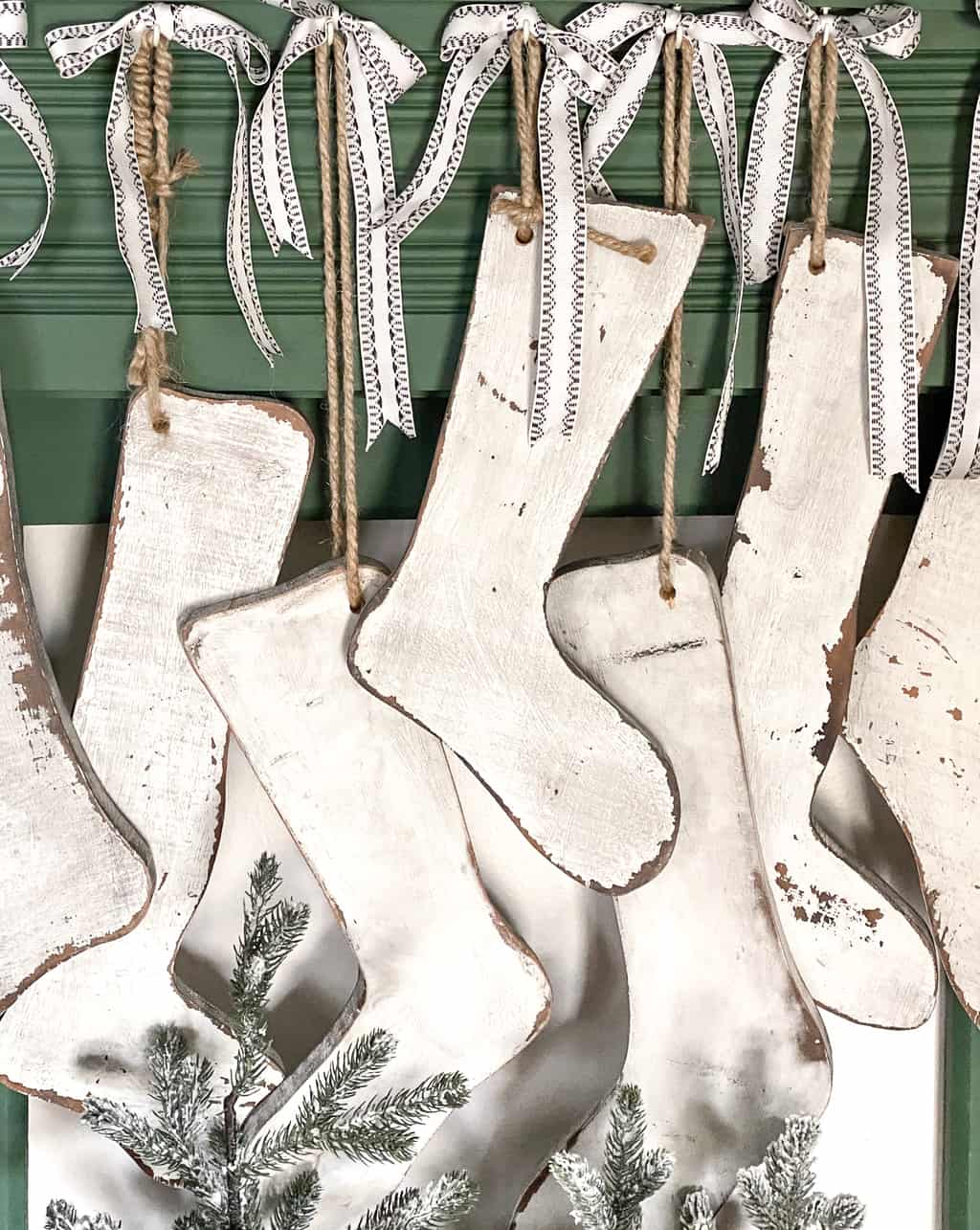 Stockings come in all shapes, sizes and colors. This tutorial will show you how to make DIY wood Christmas stockings from scrap wood and other supplies you may have on hand.