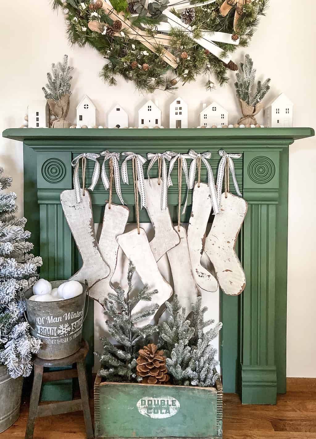 Stockings come in all shapes, sizes and colors. This tutorial will show you how to make DIY wood Christmas stockings from scrap wood and other supplies you may have on hand.