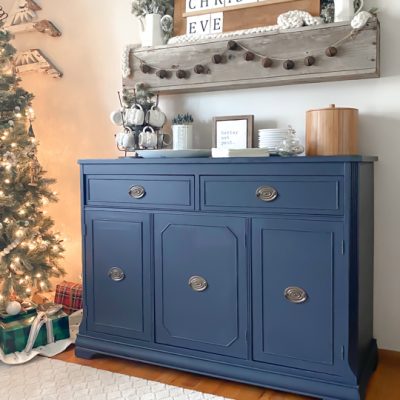 DIY Vintage Buffet Makeover