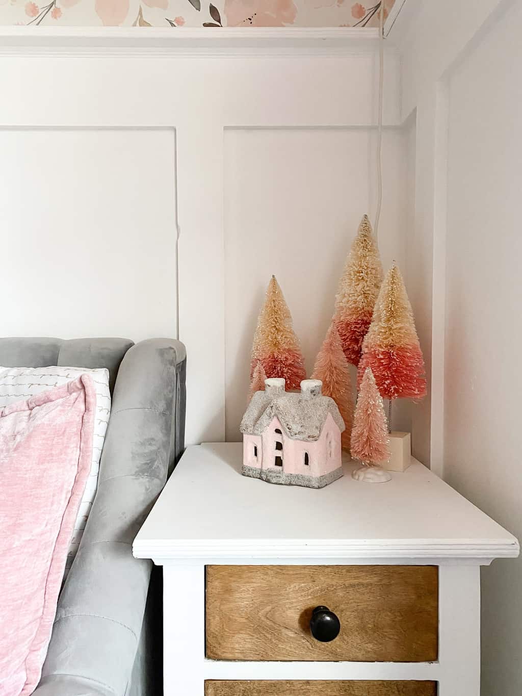 Decorating a girls room for the holidays is so much fun . This post shares simple Girls Bedroom Christmas Decor that will make the room sparkle and festive.