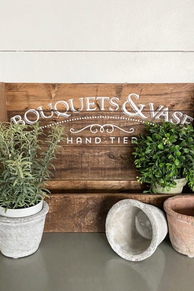 DIY Flower Boxes With Chalk Couture is an easy project that transformed thrift store Christmas items into beautiful decor for spring and summer.
