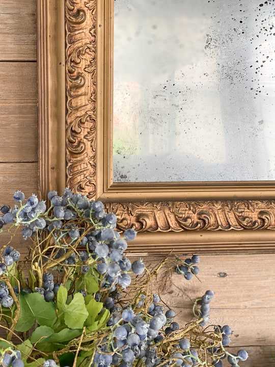 DIY faux antique mirrors with this clever (and inexpensive) technique