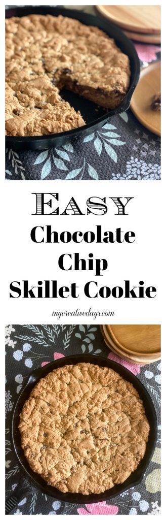Easy Chocolate Chip Skillet Cookie That Will Make Your Family & Friends So Happy!