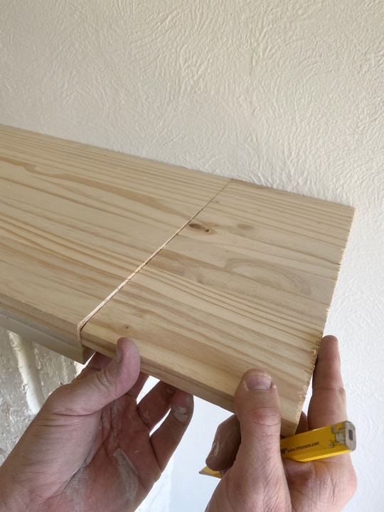 How To Make A Mantel With Only Two Boards