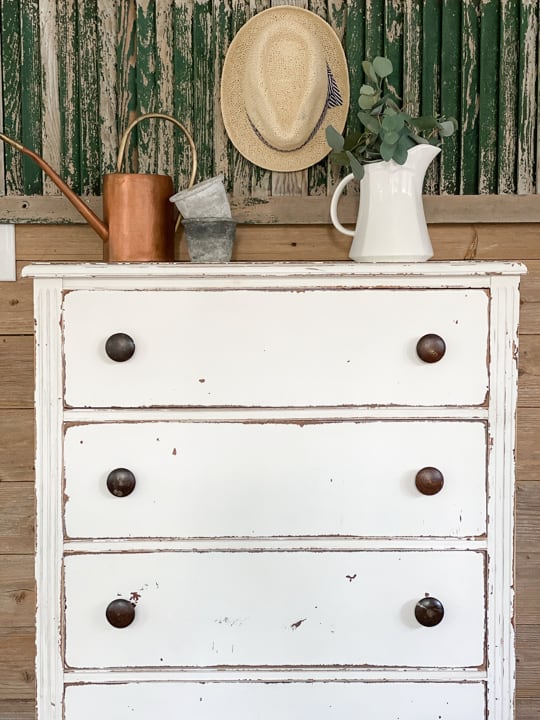 Dresser makeovers do not have to be hard, expensive or take a lot of time. This easy dresser makeover was completed in no time only using sand paper!