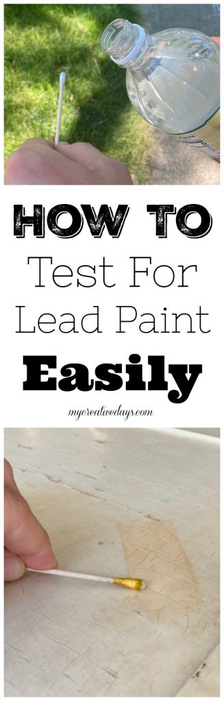 If you ever wonder if a piece has lead paint, I am sharing how to test for lead paint the easy way and to get results immediately.