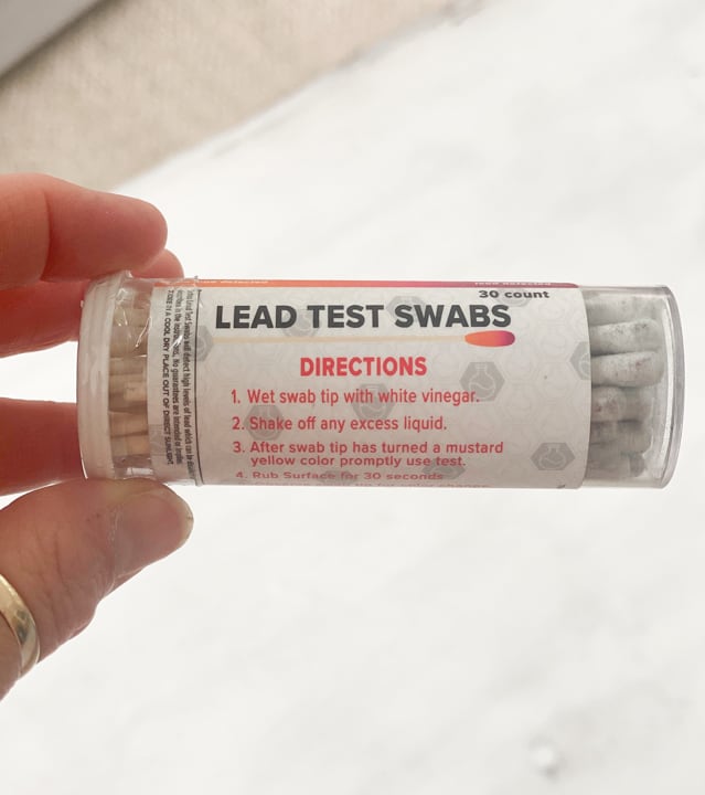 If you ever wonder if a piece has lead paint, I am sharing how to test for lead paint the easy way and to get results immediately.