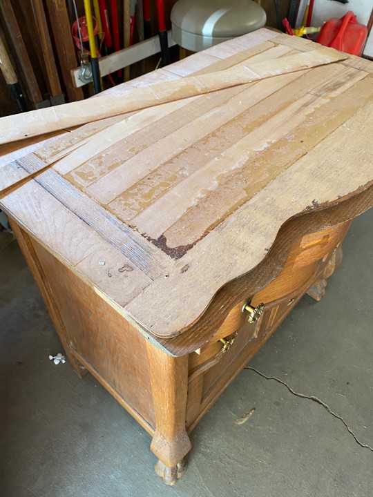 making new top for chest