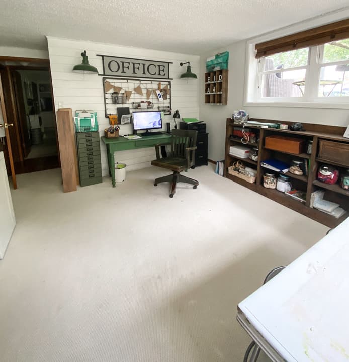 Laying laminate flooring is something any DIYer can do. We recently added Laminate Flooring In My Home Office and discovered the easiest flooring to lay in the process!