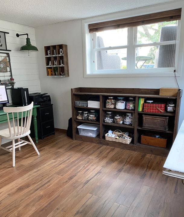 We just installed the easiest Laminate Flooring In My Home Office that we have ever installed before AND it looks amazing too!
