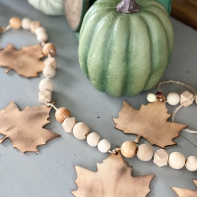 DIY Dollar Store Fall Garland Craft