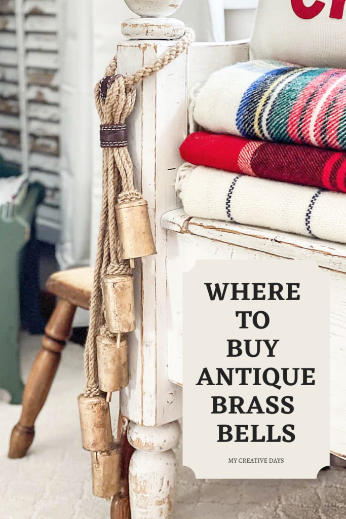 I love decorating with vintage-inspired bells and antique brass bells around the holidays. I am sharing where to buy them in this post!