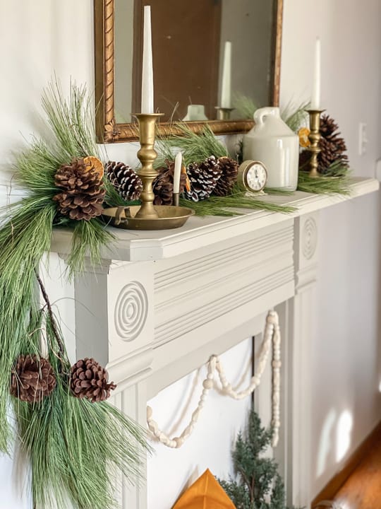 side mantel view